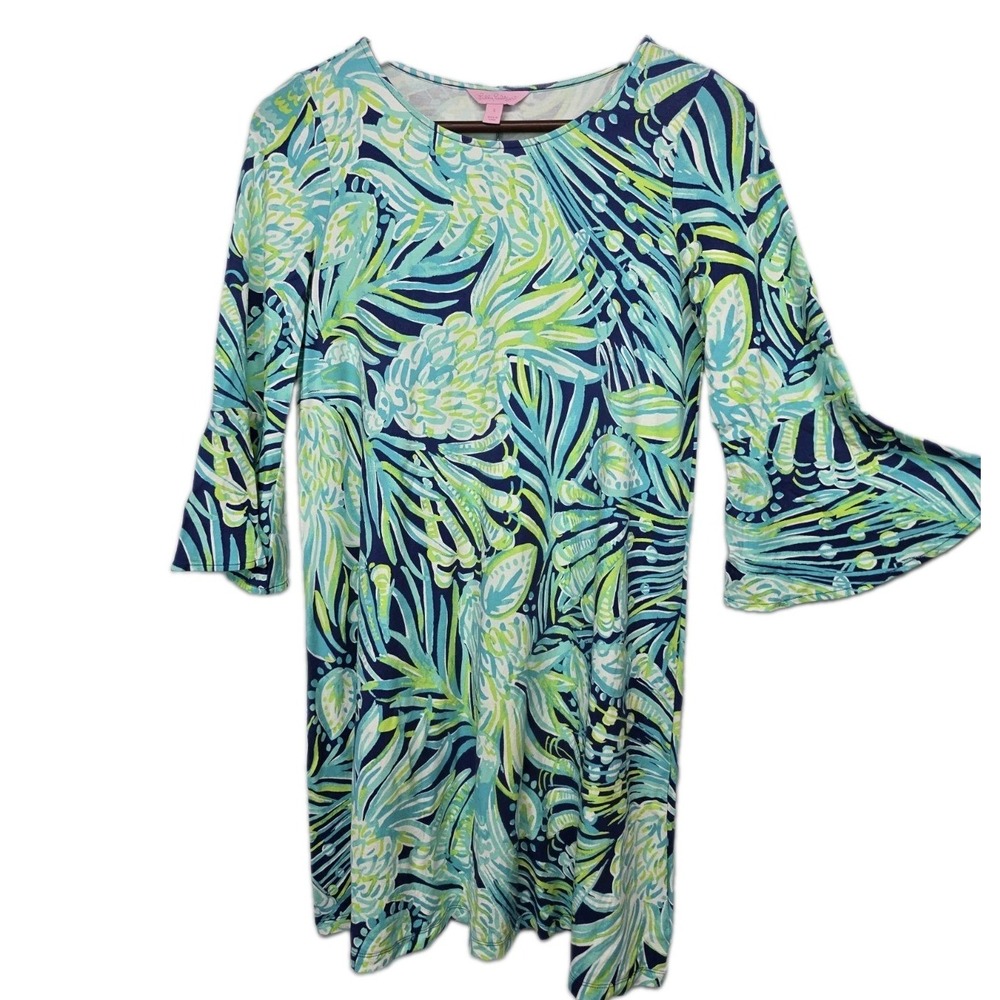 Lilly Pulitzer Ophelia Swing Dress Size Small Tropical Beach Coastal Preppy 3385